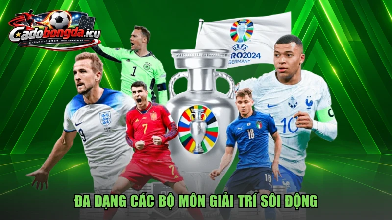 Đa dạng các bộ môn giải trí sôi động