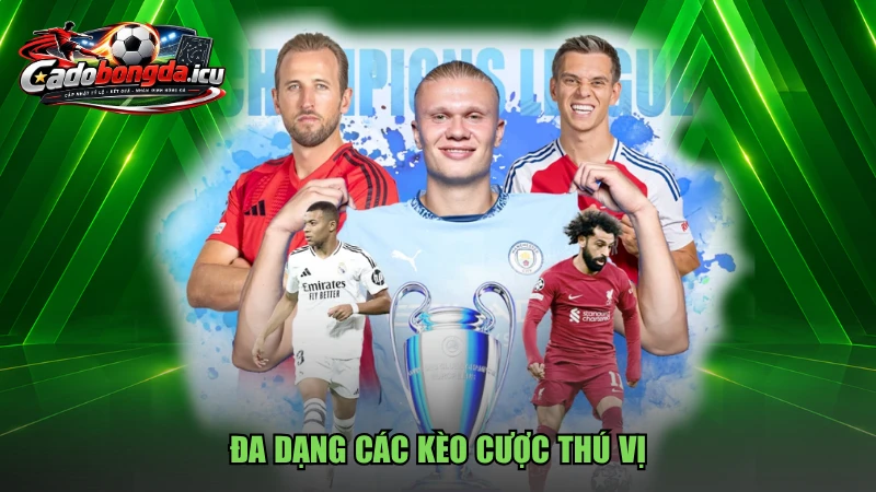 Đa dạng các kèo cược thú vị
