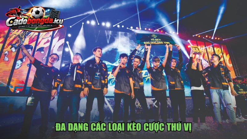Đa dạng các loại kèo cược thú vị