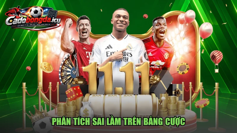 Phân tích sai lầm trên bảng cược