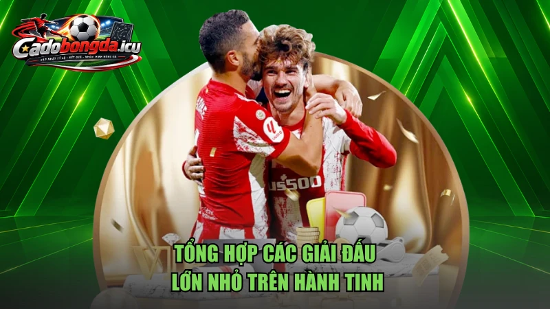 Tổng hợp các giải đấu lớn nhỏ trên hành tinh